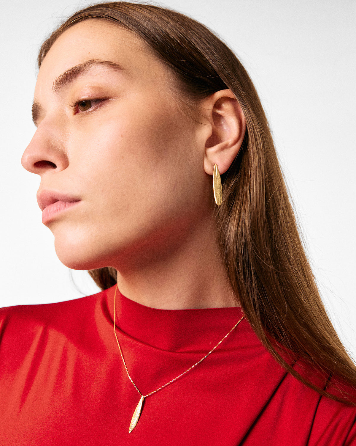 Olive Leaf earrings