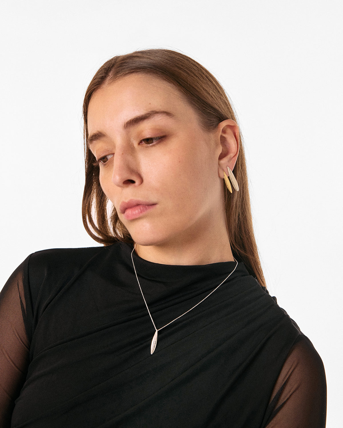 Olive Leaf earrings