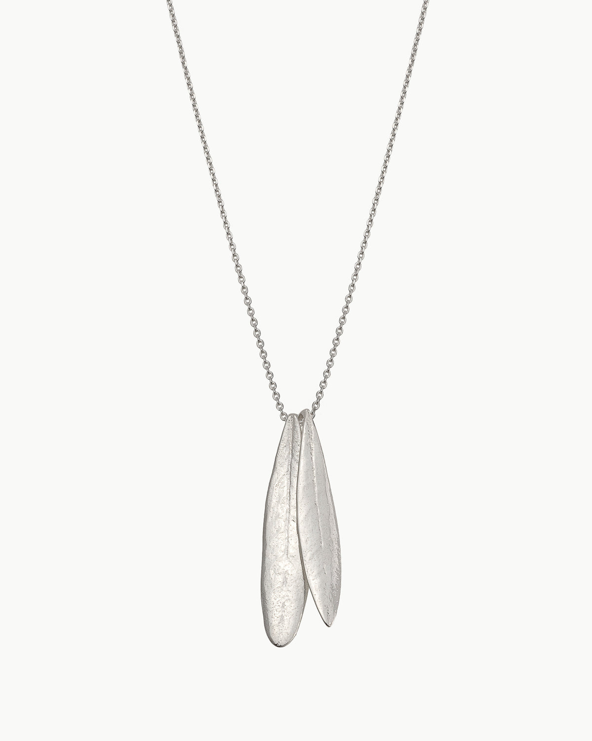 Double Olive Leaf necklace