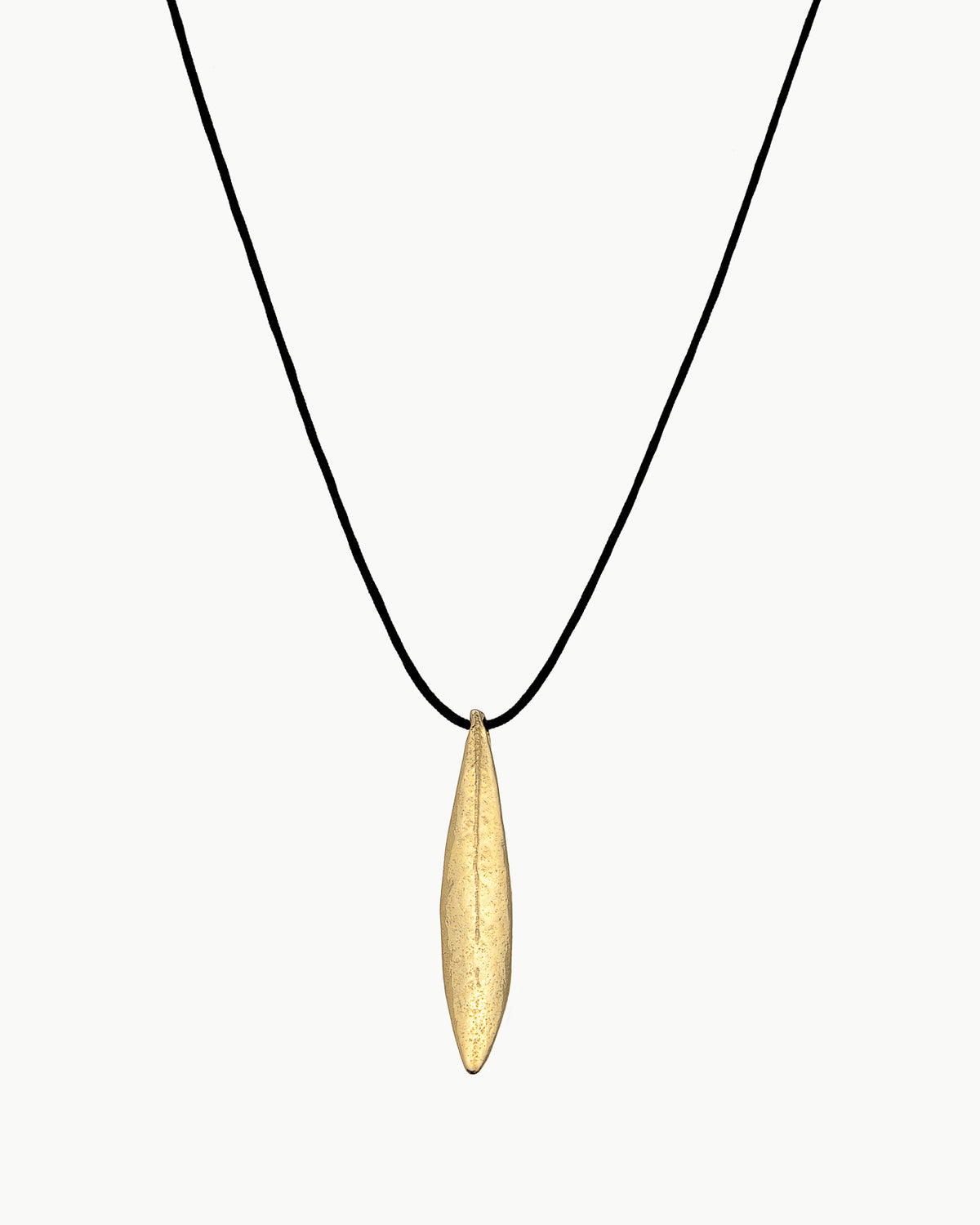 Olive Leaf string necklace