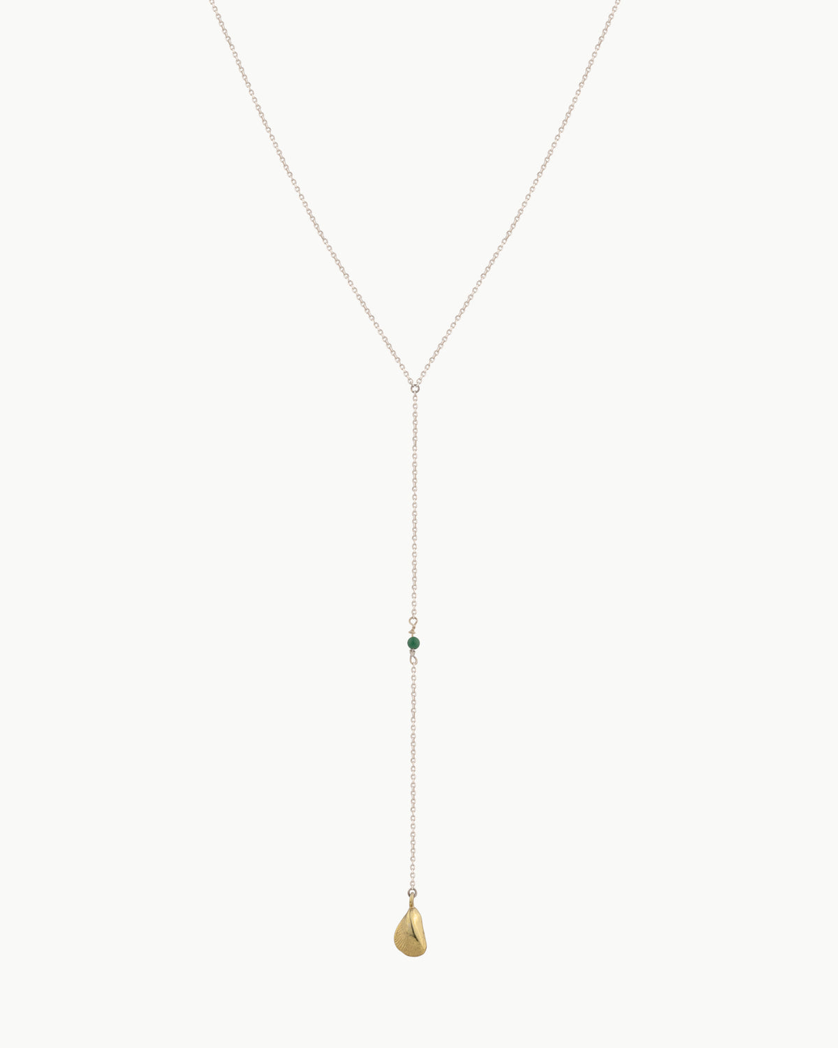 Golden Tear necklace