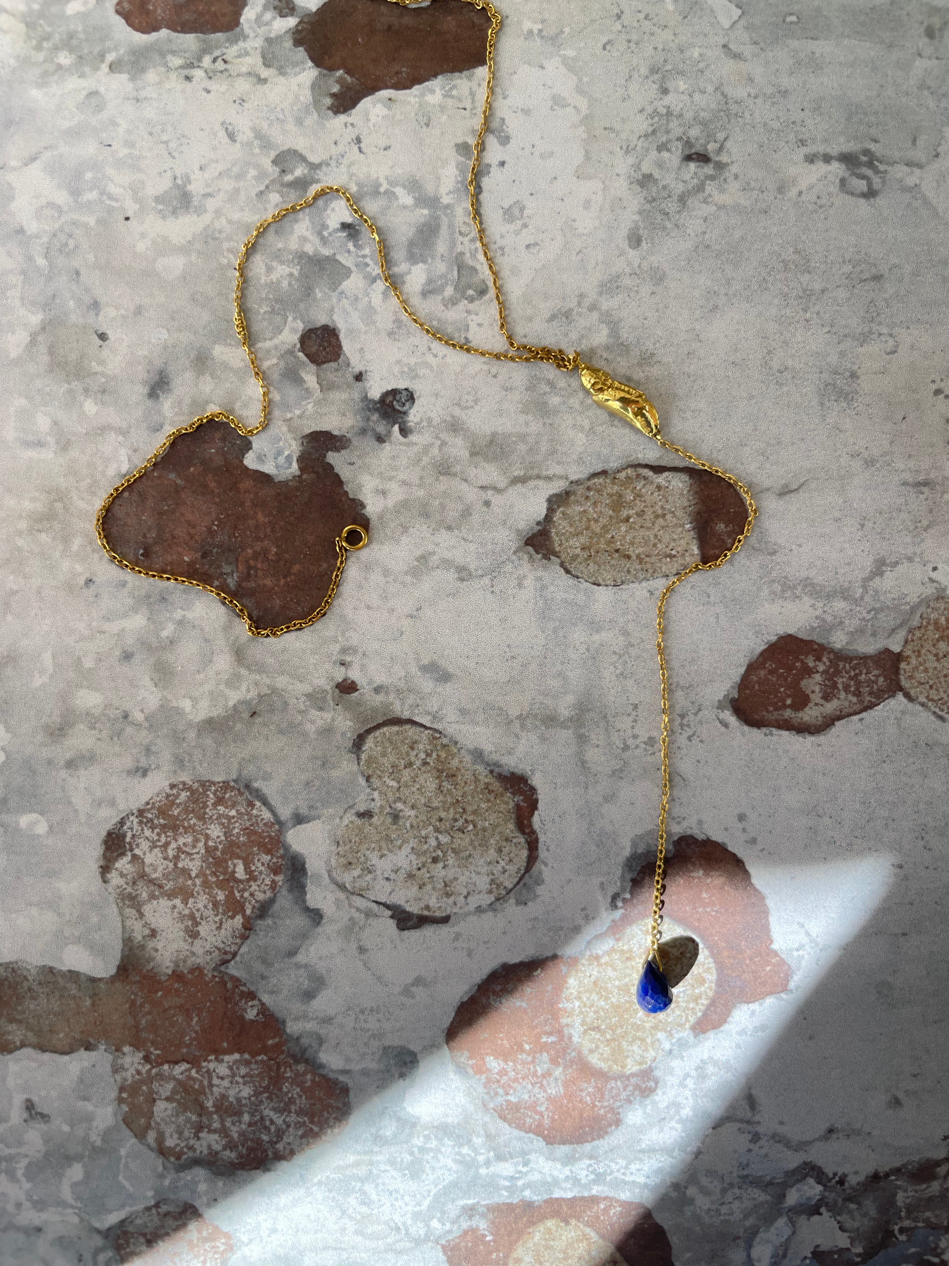Today's Catch II necklace with stone