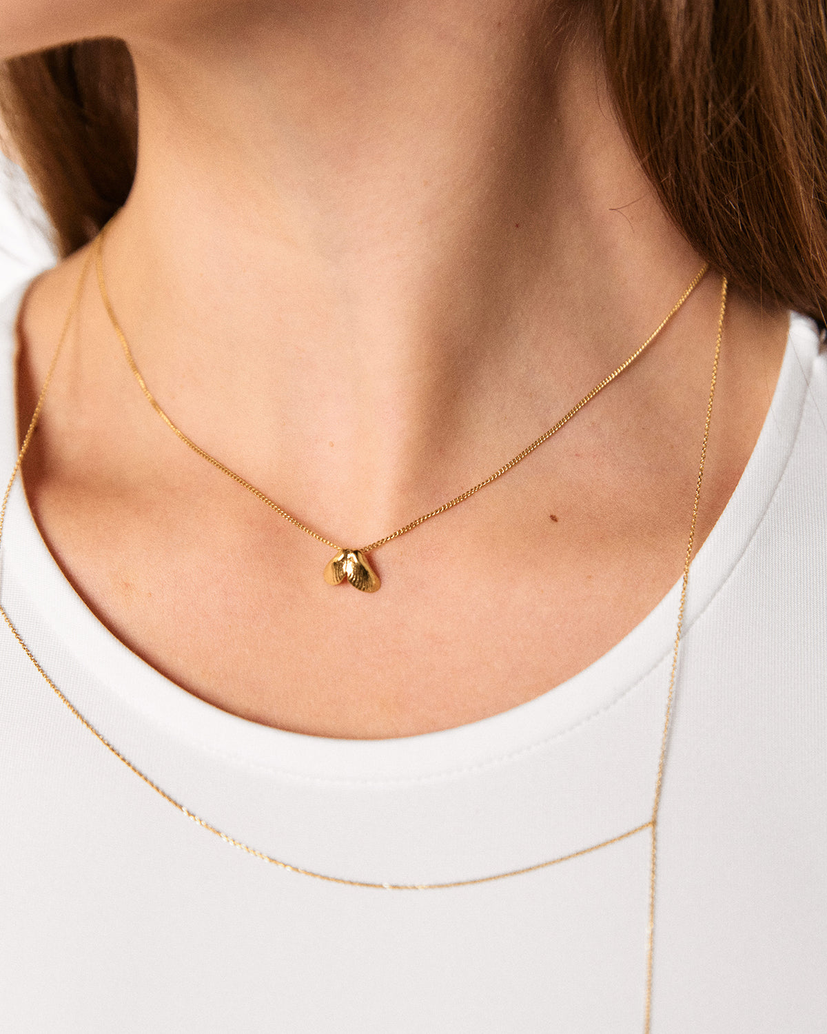 Heart of Mussel necklace