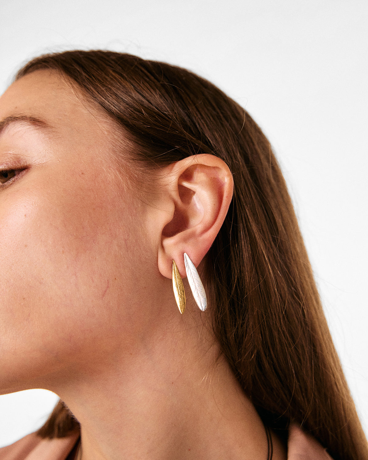 Olive Leaf earrings