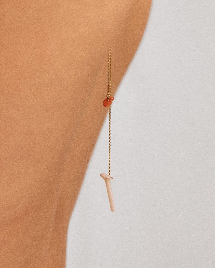 Today's Catch double necklace with corals