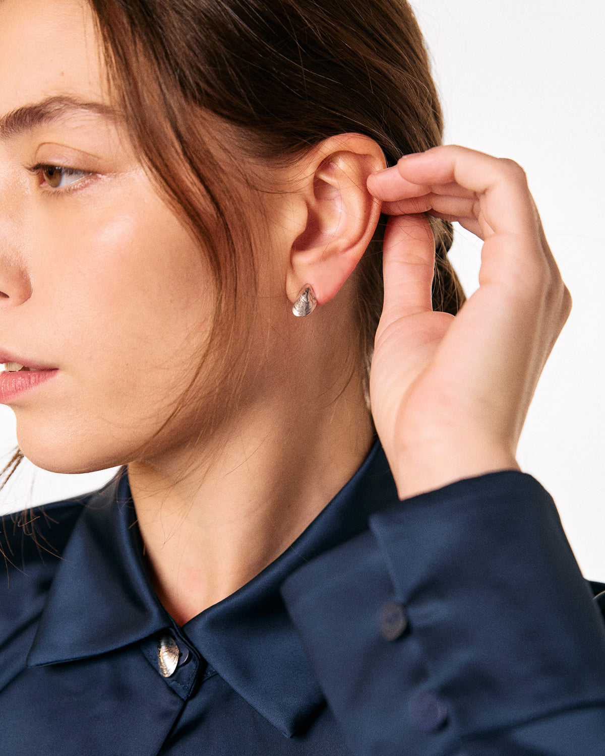 Mussel earrings small