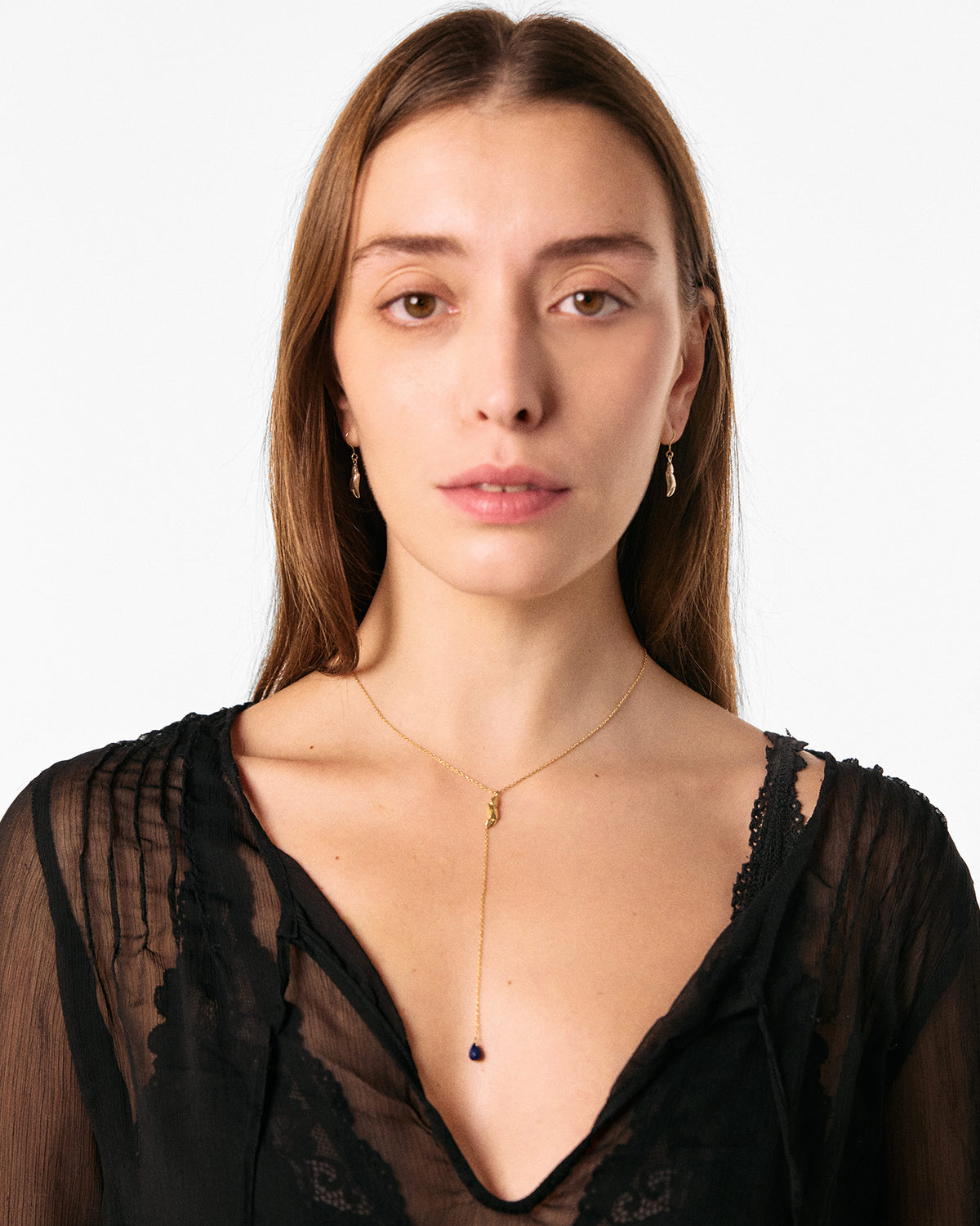 Today's Catch II necklace with stone