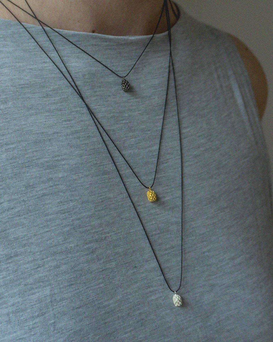 Pine Nut string necklace