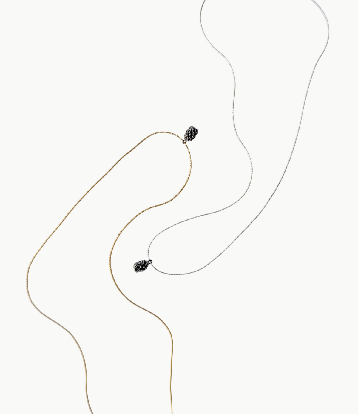Pine Nut in Black necklace