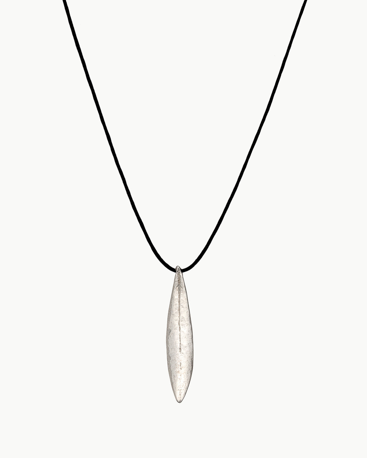 Olive Leaf string necklace