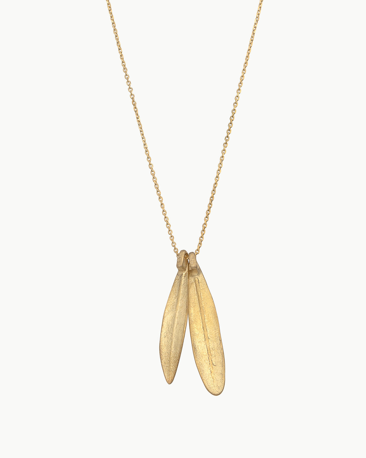 Double Olive Leaf necklace