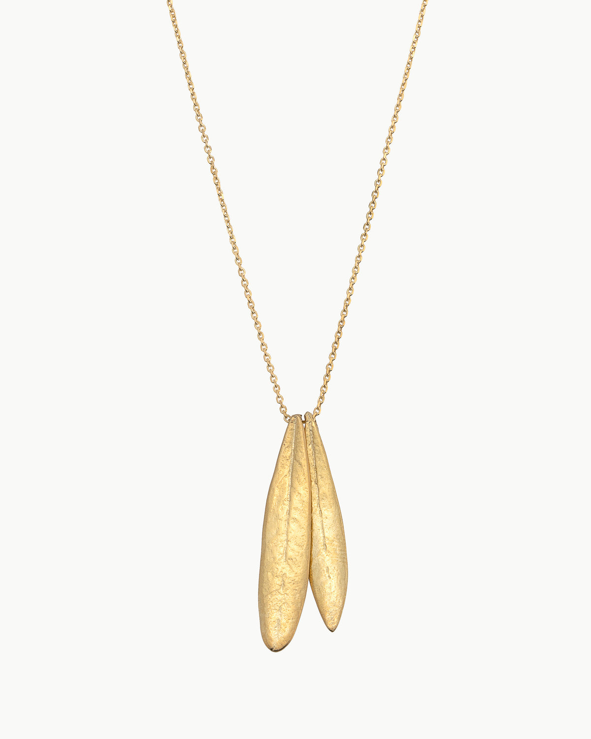 Double Olive Leaf necklace