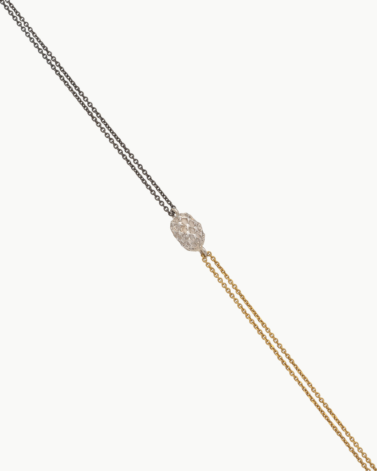 Pine Nut mixed metals bracelet