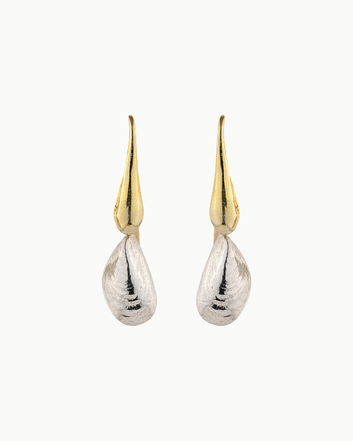 Meze earrings mixed metals